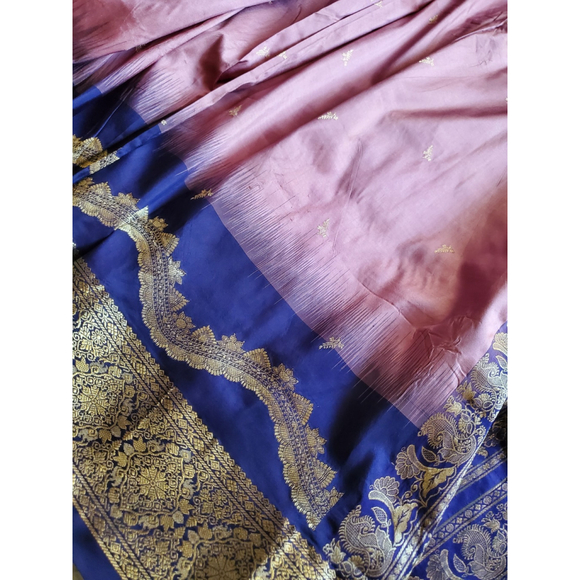 Women Pure Silk Kanjivaram Saree Handloom Wedding Festive Designer - Picture 2 of 16